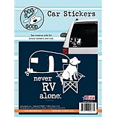 Enjoy It Decal - Never RV Alone Vinyl - 19015CS