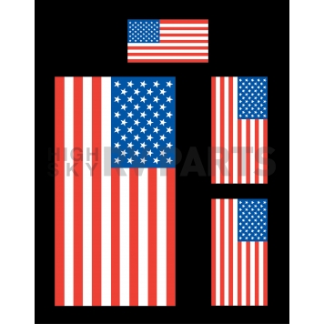 Chroma Graphics Decal - American Flag - 24104