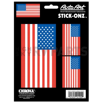 Chroma Graphics Decal - American Flag - 24104-1