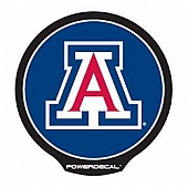 POWERDECAL Decal - University Of Arizona Logo Black Plastic 4-1/2 Inch - PWR460101