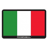 POWERDECAL Decal - Italian Flag Black Plastic Not Applicable - PWRITALY
