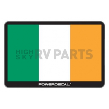 POWERDECAL Decal - Irish Flag Black Plastic Not Applicable - PWRIRELAND