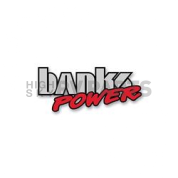 Banks Power Decal - Vinyl Red/ Black/ Silver - 96004
