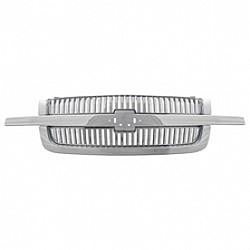 ProEFX Grille - Vertical Bar Silver ABS Plastic - EFX3535V