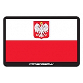 POWERDECAL Decal - Polish Flag Black Plastic Not Applicable - PWRPOLAND
