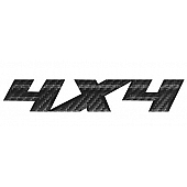 Trimbrite Decal - 3D 4x4 - Carbon Fiber - T1934