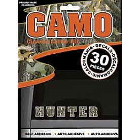 Chroma Graphics Decal - Custom Letter Kit Camouflage 30 Pieces - 45016