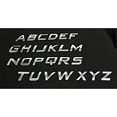 US Speedo Decal - Plastic Silver - 10138