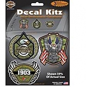 Chroma Graphics Decal - Harley-Davidson Salute/Military - 45029