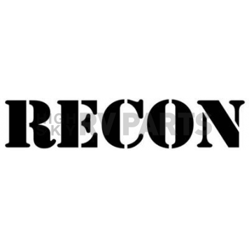 Recon Accessories Decal - Black - 264301BK