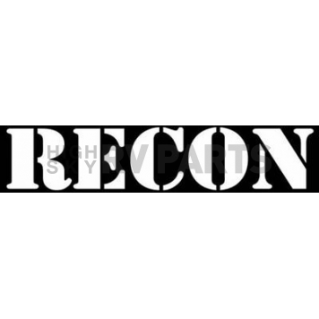 Recon Accessories Decal - White - 264301WH