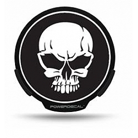 POWERDECAL Decal - Skull Plastic 4 Inch - PWRC035