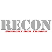 Recon Accessories Decal - Silver/ Red - 264303SL