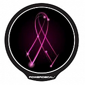 POWERDECAL Decal - Dazzle Outline Breast Cancer Ribbon Plastic 4-1/2 Inch - PWRC101133