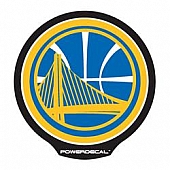 POWERDECAL Decal - Golden State Warriors Logo Black Plastic 4-1/2 Inch - PWR96001