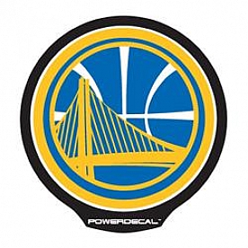 POWERDECAL Decal - Golden State Warriors Logo Black Plastic 4-1/2 Inch - PWR96001