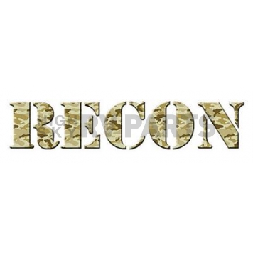 Recon Accessories Decal - Desert Camo - 264304DC