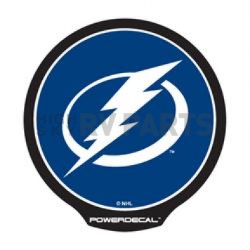 POWERDECAL Decal - Tampa Bay Lightning Logo Black Plastic 4-1/2 Inch - PWR9201