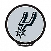 POWERDECAL Decal - San Antonio Spurs Logo Black Plastic 4-1/2 Inch - PWR91001