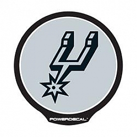 POWERDECAL Decal - San Antonio Spurs Logo Black Plastic 4-1/2 Inch - PWR91001