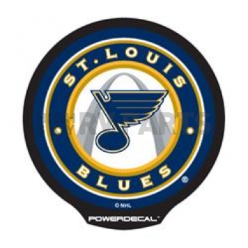 POWERDECAL Decal - St Louis Blues Logo Black Plastic 4-1/2 Inch - PWR8601
