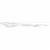 Trimbrite Body Graphics - Silver - Ghost Flame - R65440
