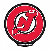 POWERDECAL Decal - New Jersey Devils Logo Black Plastic 4-1/2 Inch - PWR8301