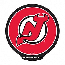POWERDECAL Decal - New Jersey Devils Logo Black Plastic 4-1/2 Inch - PWR8301