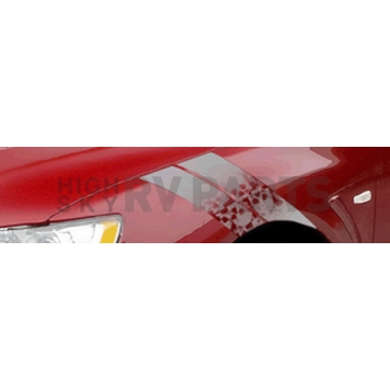 Trimbrite Body Graphics - Clear/ Silver - Ghost Skull - R76016-1