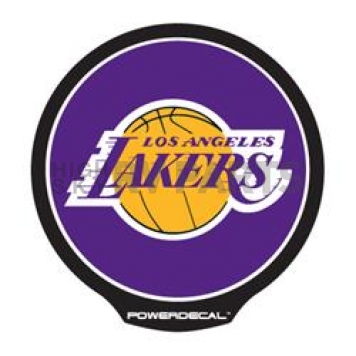 POWERDECAL Decal - LA Lakers Logo Black Plastic 4-1/2 Inch - PWR82001