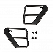 Rugged Ridge Door - Tubular Lower Half Powder Coated Black Steel Set Of 2 - 1150932