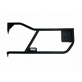 Warrior Products Door - Tubular Powder Coated Black Steel Set Of 2 - 6773