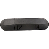 Help! By Dorman Exterior Door Handle - Plastic Black Single - 80653