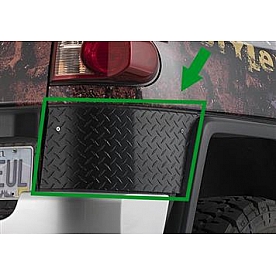 Warrior Products Body Corner Guard - Aluminum Silver Set Of 2 - 3915