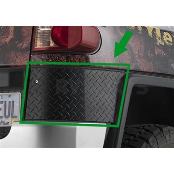 Warrior Products Body Corner Guard - Aluminum Silver Set Of 2 - 3915