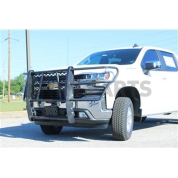 Iron Cross Grille Guard - Matte Black Powder Coated Steel - 10051519