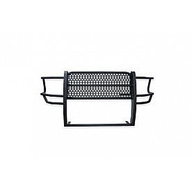 Iron Cross Grille Guard - Black Powder Coated Steel - 10062510