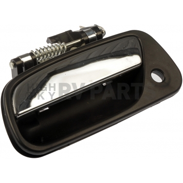 Help! By Dorman Exterior Door Handle - Plastic Silver/ Black Single - 80871-2