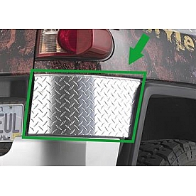 Warrior Products Body Corner Guard - Aluminum Silver Set Of 2 - 3920