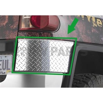 Warrior Products Body Corner Guard - Aluminum Silver Set Of 2 - 3920