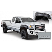 Bushwacker Fender Flare - Quicksilver Metallic - Vehicle Color Code GAN Dura-Flex 2000 ABS Smooth Plastic Matte Set Of 4 - 4096854