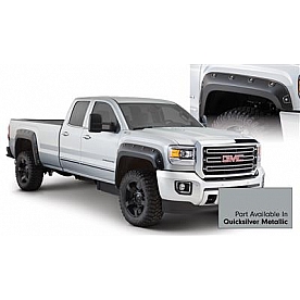Bushwacker Fender Flare - Quicksilver Metallic - Vehicle Color Code GAN Dura-Flex 2000 ABS Smooth Plastic Matte Set Of 4 - 4096854