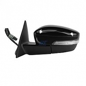 K-Source Exterior Mirror Electric OEM Black Single - 72530V