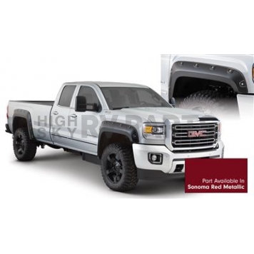 Bushwacker Fender Flare - Sonoma Red Metallic - Vehicle Color Code GCE Dura-Flex 2000 ABS Smooth Plastic Matte Set Of 4 - 4096874