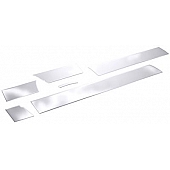 Willmore MFG Rocker Panel Molding - Polished Stainless Steel Silver Set of 12 - 751306F