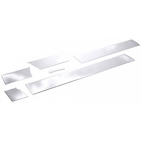 Willmore MFG Rocker Panel Molding - Polished Stainless Steel Silver Set of 12 - 751306F