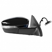 K-Source Exterior Mirror Electric OEM Black Single - 72533V