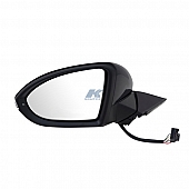 K-Source Exterior Mirror Electric OEM Black Single - 72538V