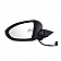 K-Source Exterior Mirror Electric OEM Black Single - 72538V