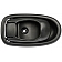 Help! By Dorman Interior Door Handle - Paddle Plastic Dark Gray Single - 80882